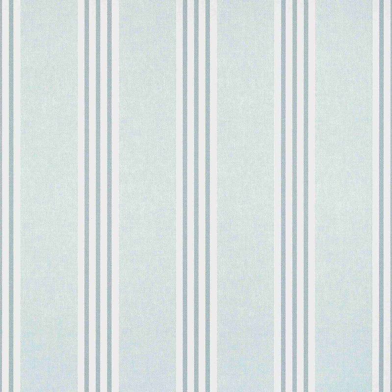T13359 Canvas Stripe Pavilion Spa Blue Wallpaper by Thibaut