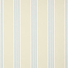 T13360 Canvas Stripe Pavilion Spa Blue and Beige Wallpaper by Thibaut