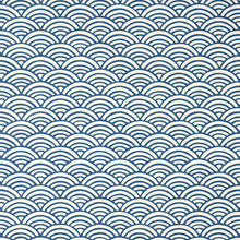 T13377 Maris Pavilion Blue Wallpaper by Thibaut