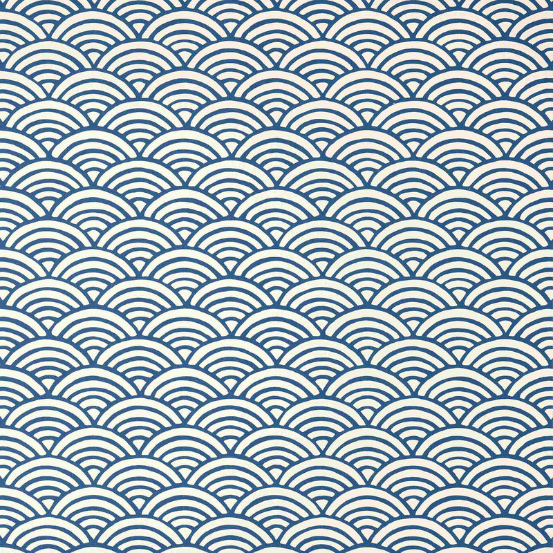 T13377 Maris Pavilion Blue Wallpaper by Thibaut