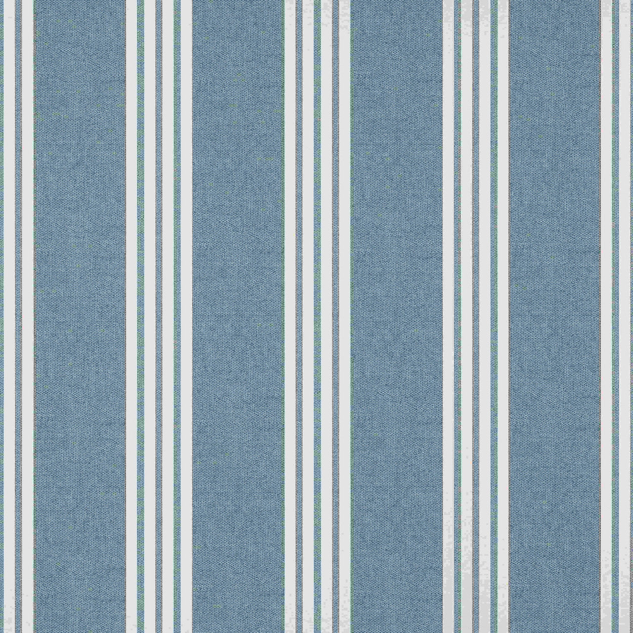 T13393 Canvas Stripe Pavilion Navy Wallpaper by Thibaut