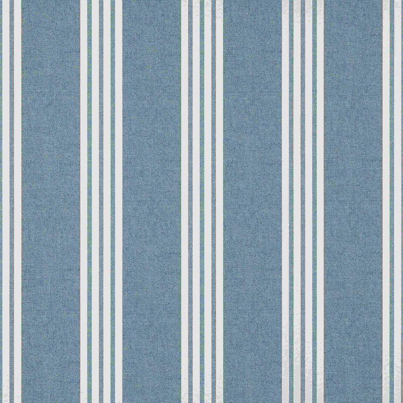 T13393 Canvas Stripe Pavilion Navy Wallpaper by Thibaut