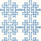 Boca Bamboo Palm Grove Blue Wallpaper by Thibaut