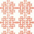 Boca Bamboo Palm Grove Coral Wallpaper by Thibaut