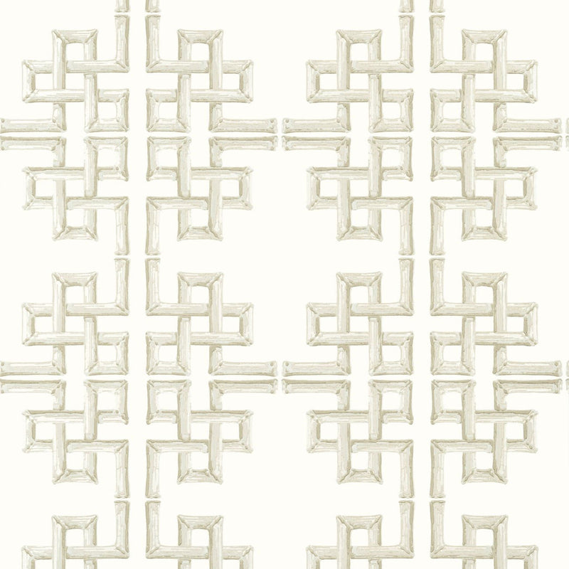 T13905 Boca Bamboo Palm Grove Beige Wallpaper by Thibaut