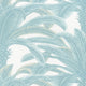 Queen Palm Grove Spa Blue Wallpaper by Thibaut
