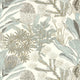 Protea Palm Grove Neutral and Spa Blue Wallpaper by Thibaut