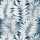 Siesta Key Palm Grove Navy Wallpaper by Thibaut