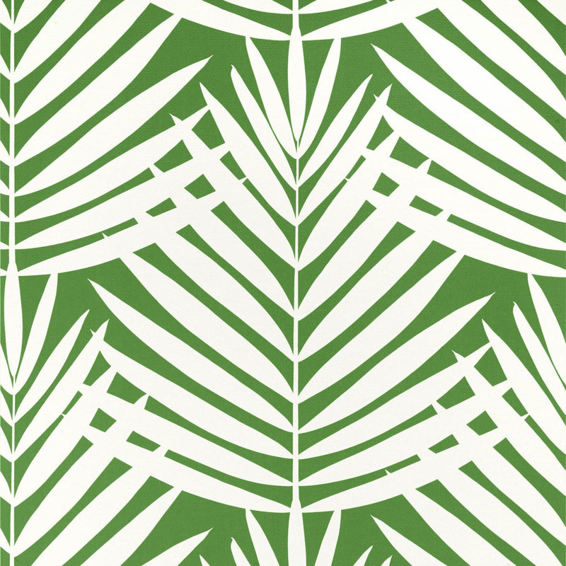 T13933 Croatia Palm Grove Green Wallpaper by Thibaut