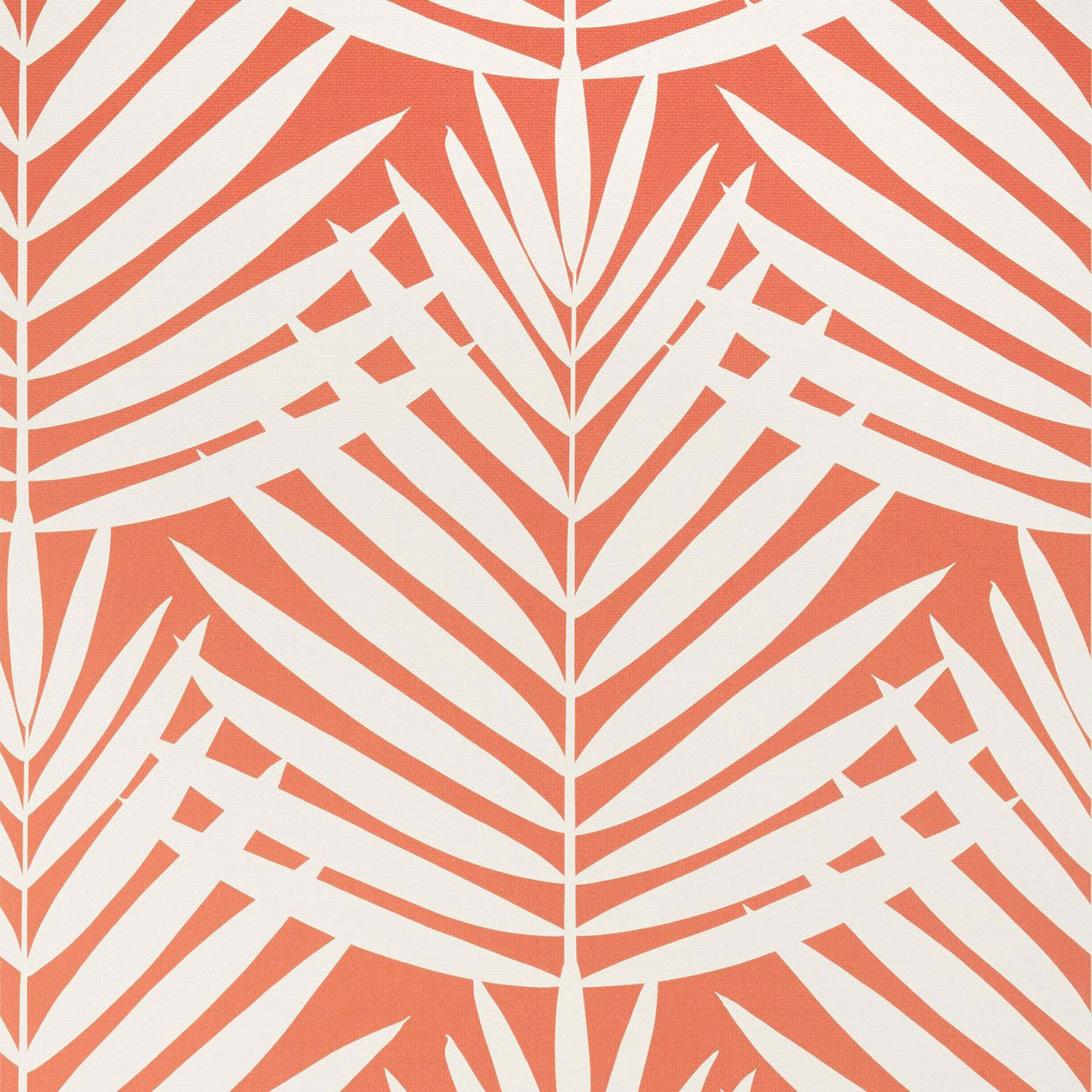 T13934 Croatia Palm Grove Coral Wallpaper by Thibaut