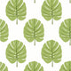 Monstera Palm Grove Apple Green Wallpaper by Thibaut