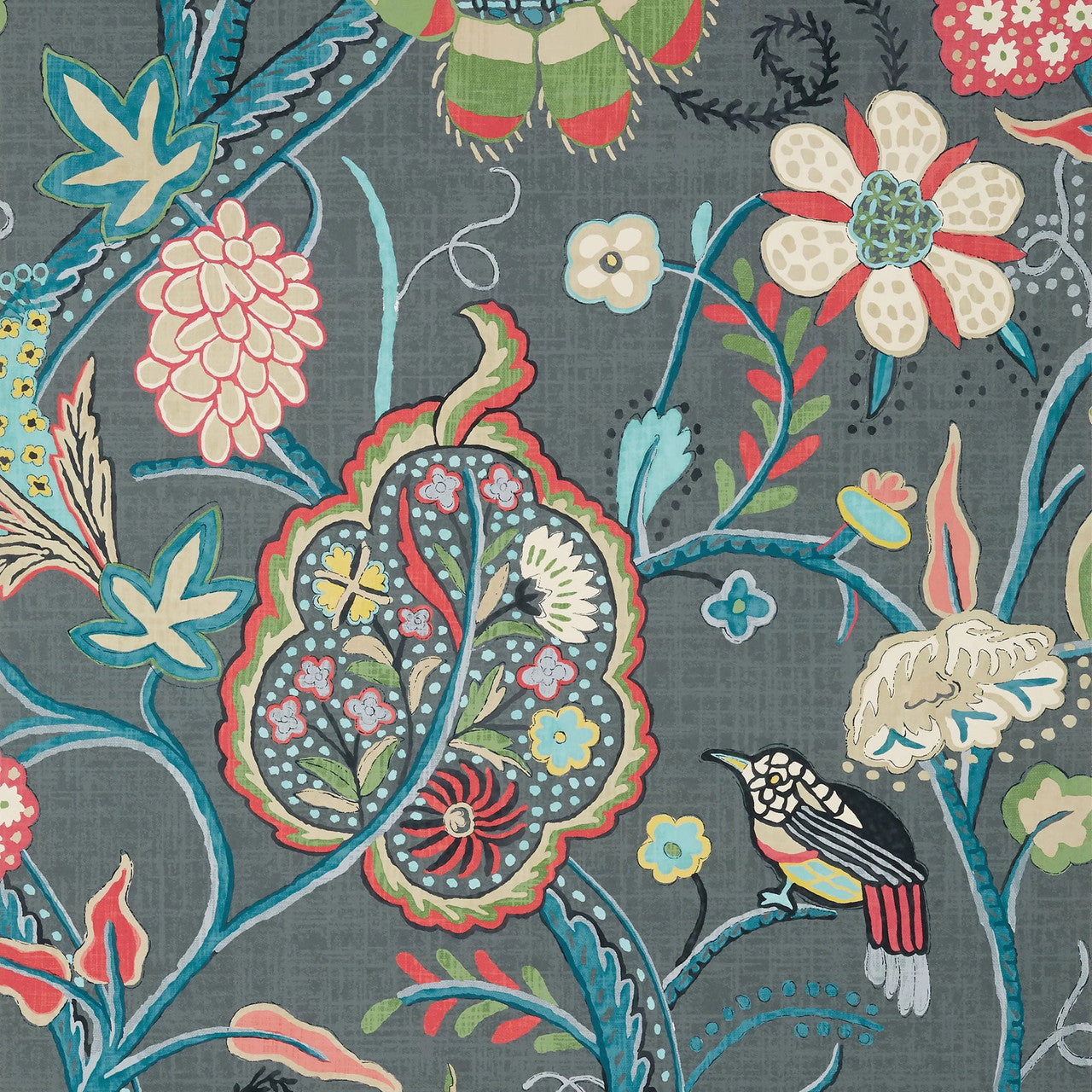 T14301 Windsor Canopy Wallpaper by Thibaut