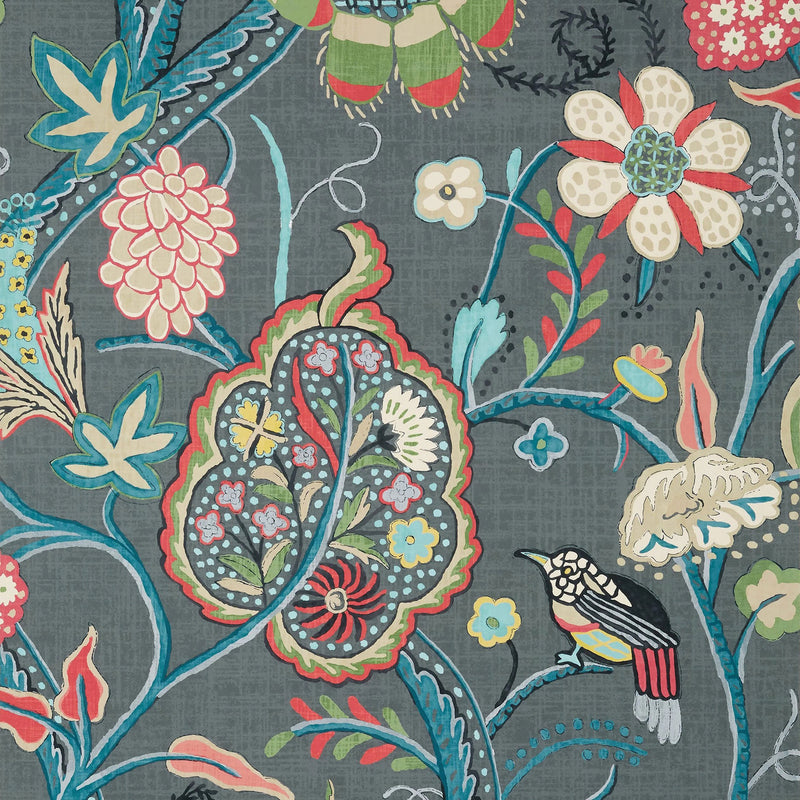 T14301 Windsor Canopy Wallpaper by Thibaut