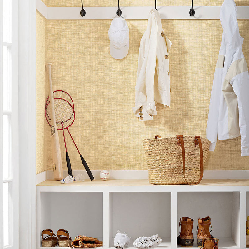 T14564 Spiro Texture Resource 8 Straw Wallpaper by Thibaut