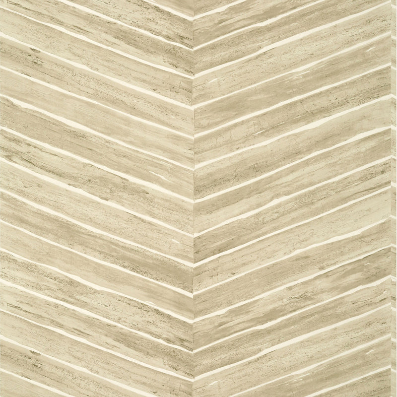 T14572 Wood Herringbone Texture Resource 8 Taupe Wallpaper by Thibaut