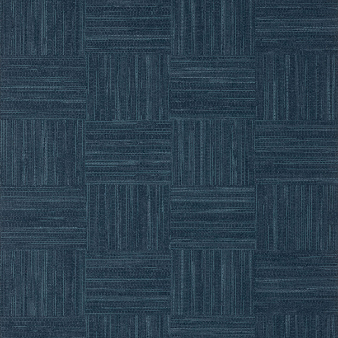 T14592 Bayshore Basket Texture Resource 8 Navy Wallpaper by Thibaut