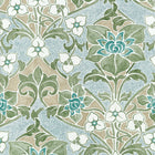 T14600 Woodford Sage Wallpaper by Thibaut
