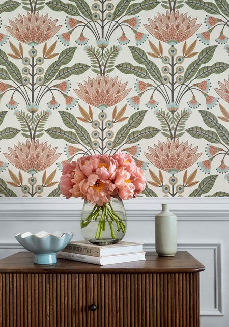Lotus Fairhaven Wallpaper by Thibaut