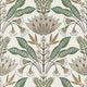 Lotus Green and Beige Fairhaven Wallpaper by Thibaut