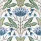 Lotus Blue and Green Fairhaven Wallpaper by Thibaut