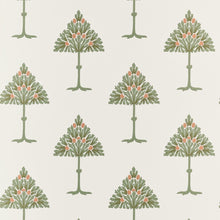 T14614 May Tree Sage and Apricot Wallpaper by Thibaut