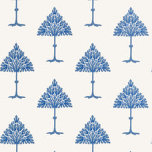 T14616 May Tree Blue and White Wallpaper by Thibaut