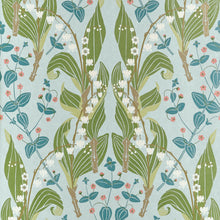 T14618 Harbor Springs Spa Blue Wallpaper by Thibaut
