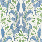 T14620 Harbor Springs Blue Wallpaper by Thibaut
