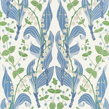 T14620 Harbor Springs Blue Wallpaper by Thibaut