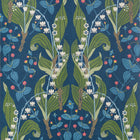 T14621 Harbor Springs Navy Wallpaper by Thibaut