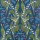 Harbor Springs Navy Fairhaven Wallpaper by Thibaut