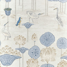 T14636 Malea Blue and Beige Wallpaper by Thibaut