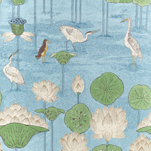 T14637 Malea Sky Blue Wallpaper by Thibaut