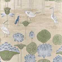 T14638 Malea Sage and Blue Wallpaper by Thibaut