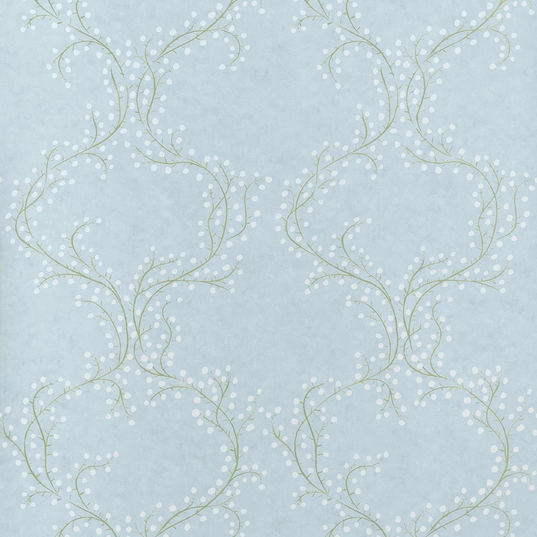 T14641 Markle Trail Spa Blue Wallpaper by Thibaut