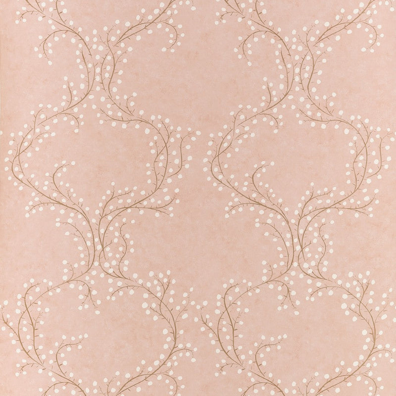 T14643 Markle Trail Soft Peach Wallpaper by Thibaut