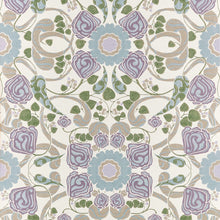 T14645 Margaux Lavender and Blue Wallpaper by Thibaut
