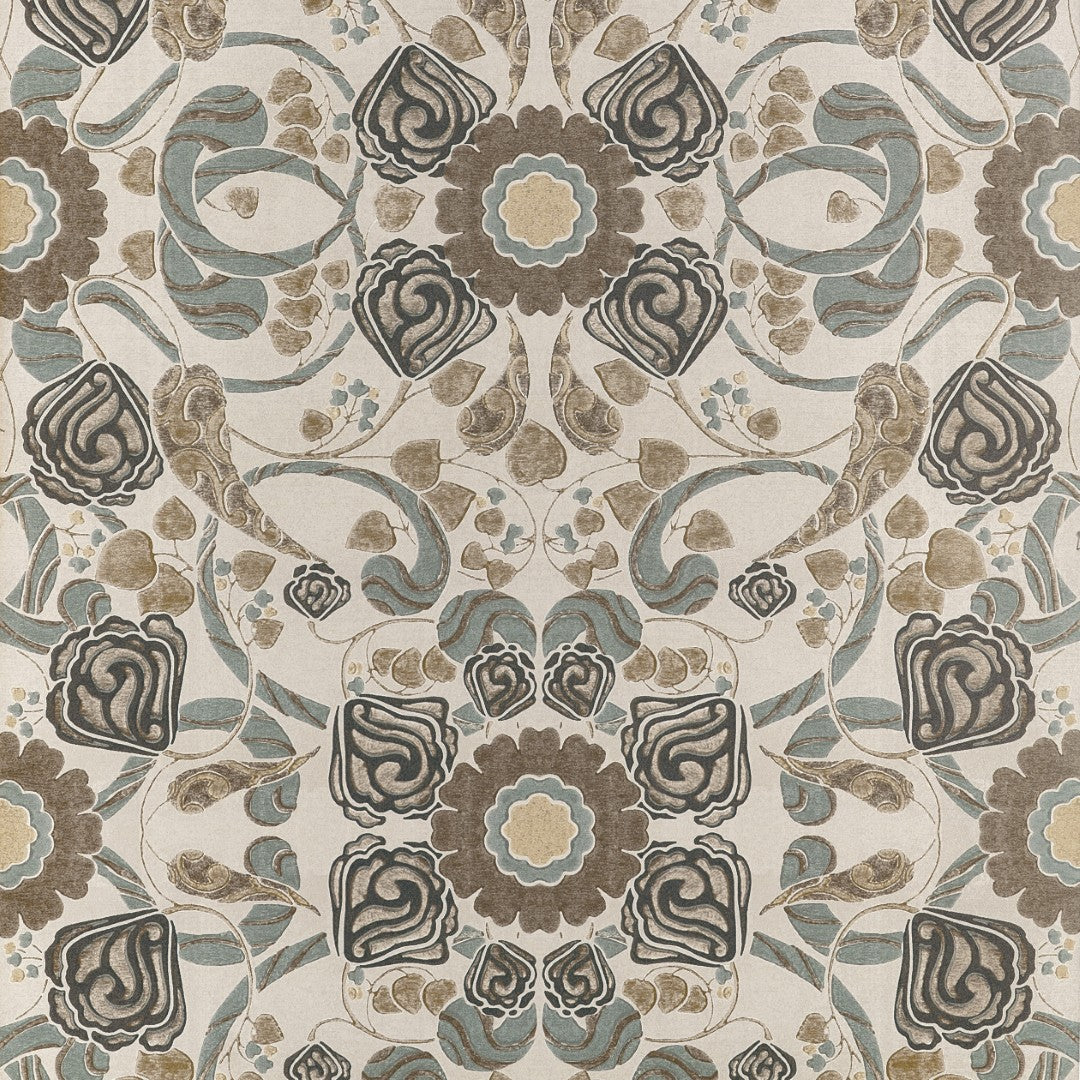 T14647 Margaux Brown Wallpaper by Thibaut