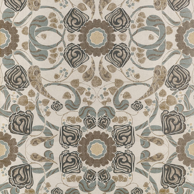 T14647 Margaux Brown Wallpaper by Thibaut