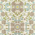 Margaux Beige and Yellow Fairhaven Wallpaper by Thibaut