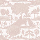 La Foret Blush Fairhaven Wallpaper by Thibaut