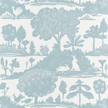 T14650 La Foret Spa Blue Wallpaper by Thibaut