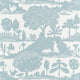 La Foret Spa Blue Fairhaven Wallpaper by Thibaut