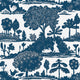 La Foret Navy Fairhaven Wallpaper by Thibaut