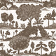 La Foret Brown Fairhaven Wallpaper by Thibaut