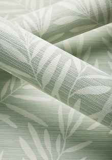 T15800 Summer Leaves Willow Islander Wallpaper by Thibaut
