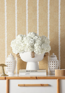 T15806 Barrier Weave Wheat Islander Wallpaper by Thibaut