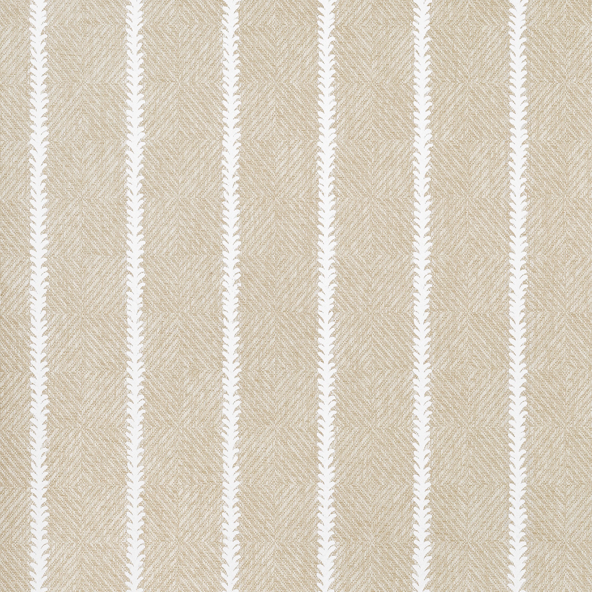 T15808 Barrier Weave Beige Islander Wallpaper by Thibaut