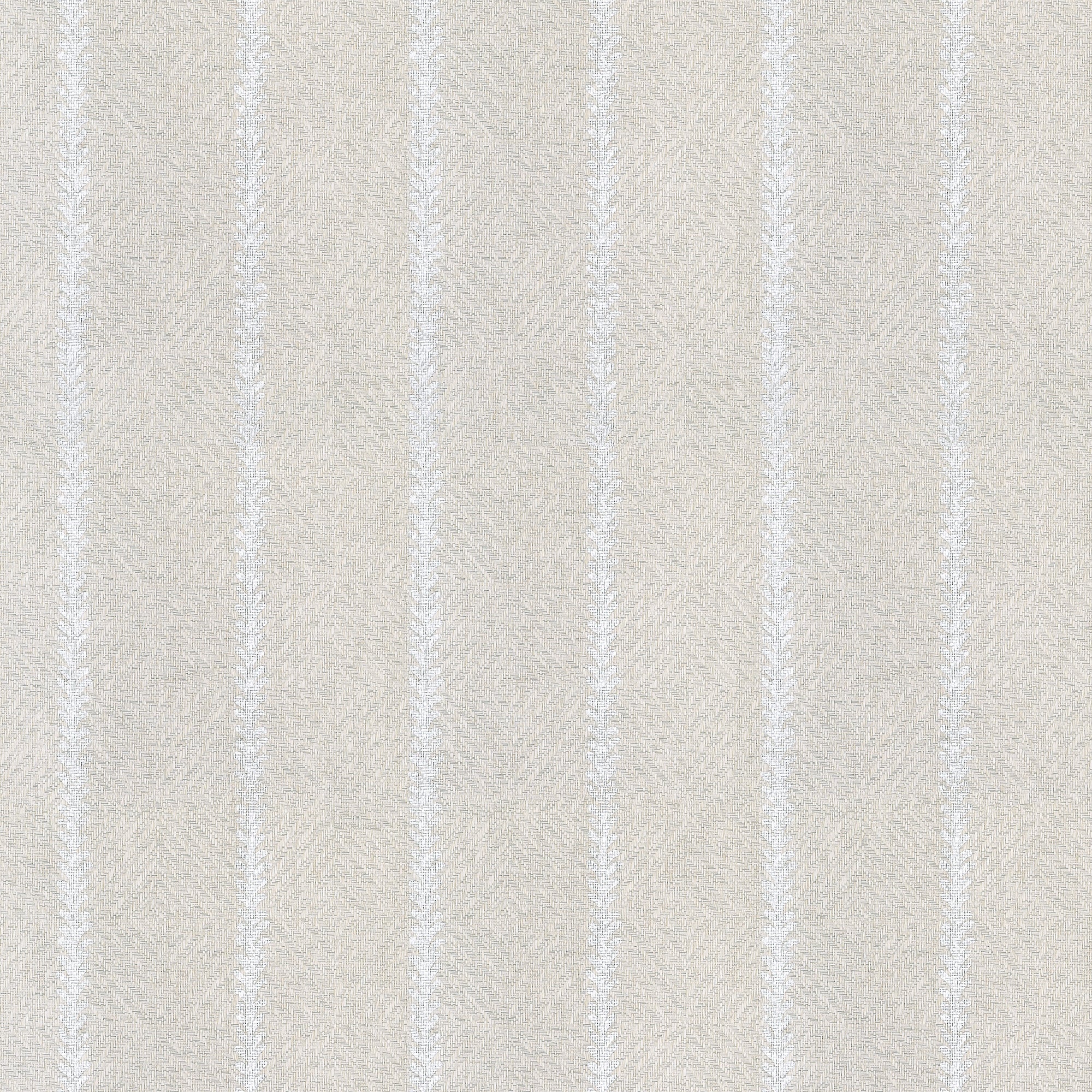 T15809 Barrier Weave Metallic Silver on Soft Grey Islander Wallpaper by Thibaut