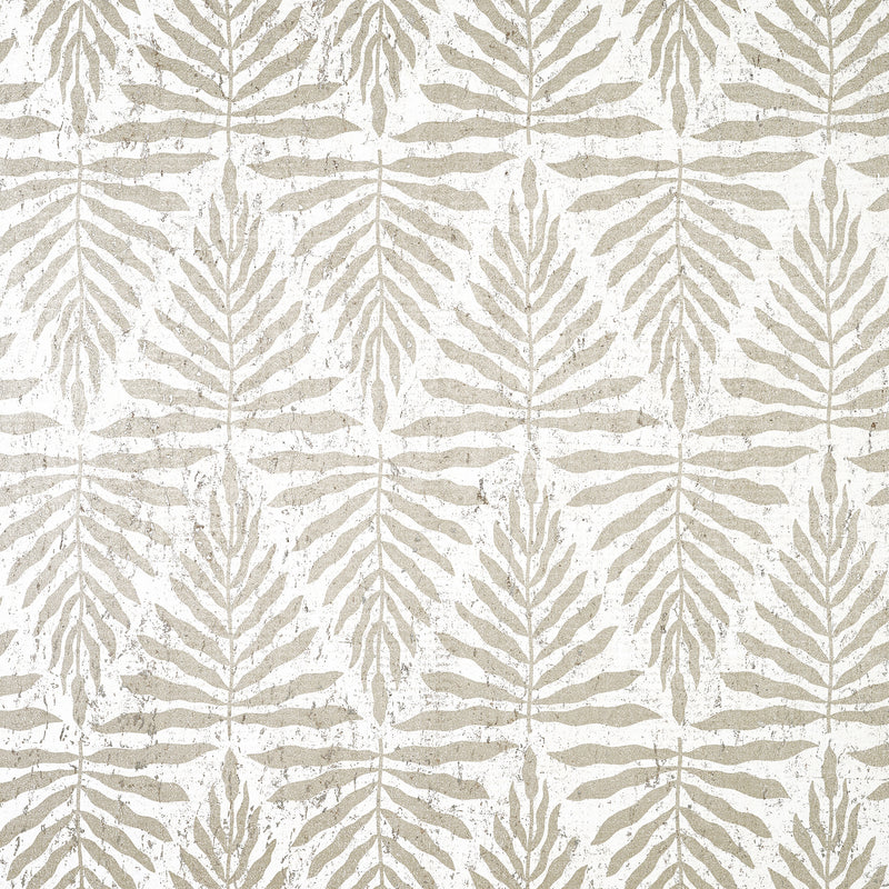 T15810 Gasparilla Metallic Gilver Islander Wallpaper by Thibaut